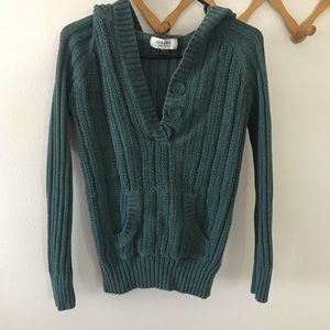 Dark green sweater